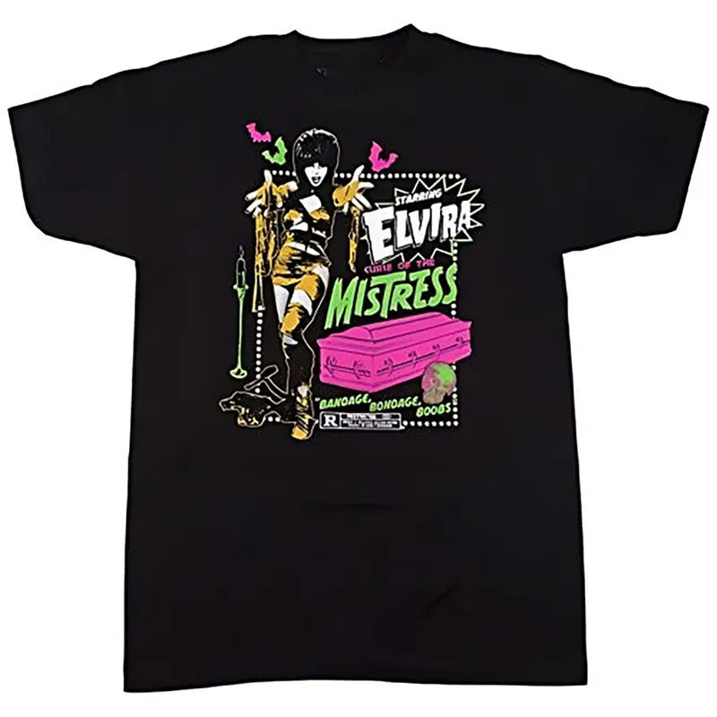 Graphic Elvira Mu.mmy Curse Mistress of The Dark T-Shirt Hoodie, Sweatshirt | UrbanDripWear.com