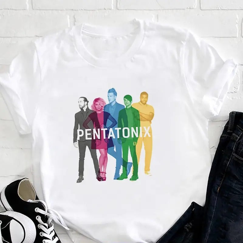Graphic Pentatonix Band Shirt, Pentatonix Fan Gift, Pentatonix Band Merch, Band Xmas Shirt, Christmas Tour 2024 Shirt...