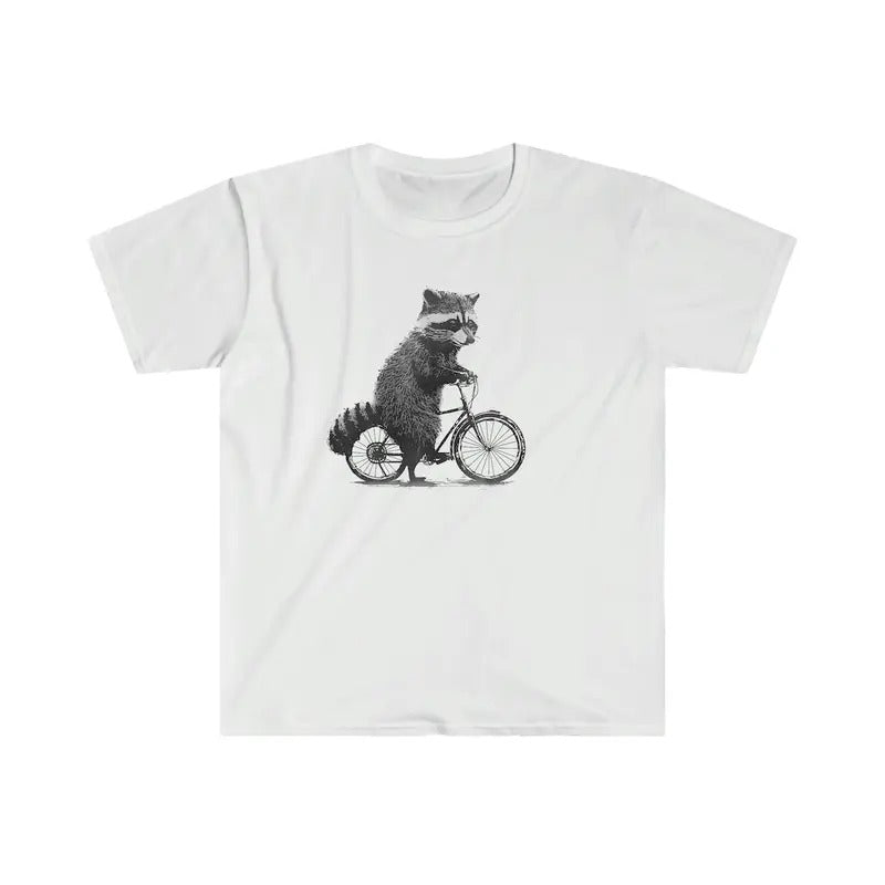 Graphic Tee Mens - Racoon Shirt - Funny Racoon Shirt Cotton Menswear Hoodie, Sweatshirt | UrbanDripWear.com