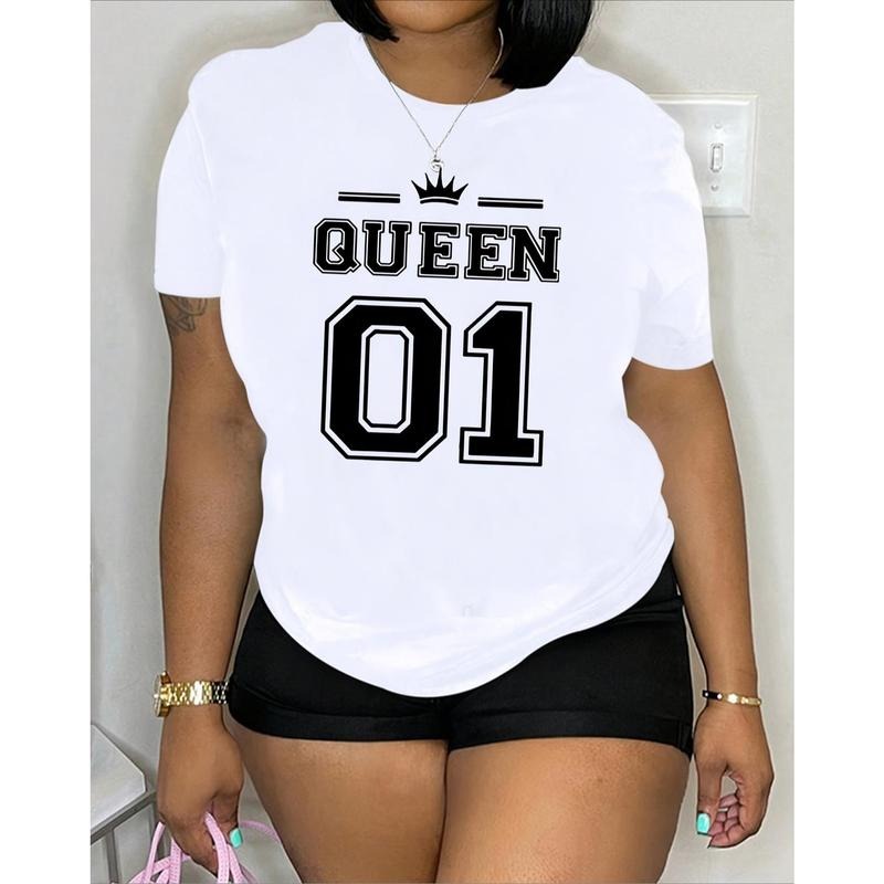 Graphic Tee, Women'S  Casual Cotton T-Shirt, Crew Neck Short Sleeve Top for All Seasons style 02 Hoodie, Sweatshirt