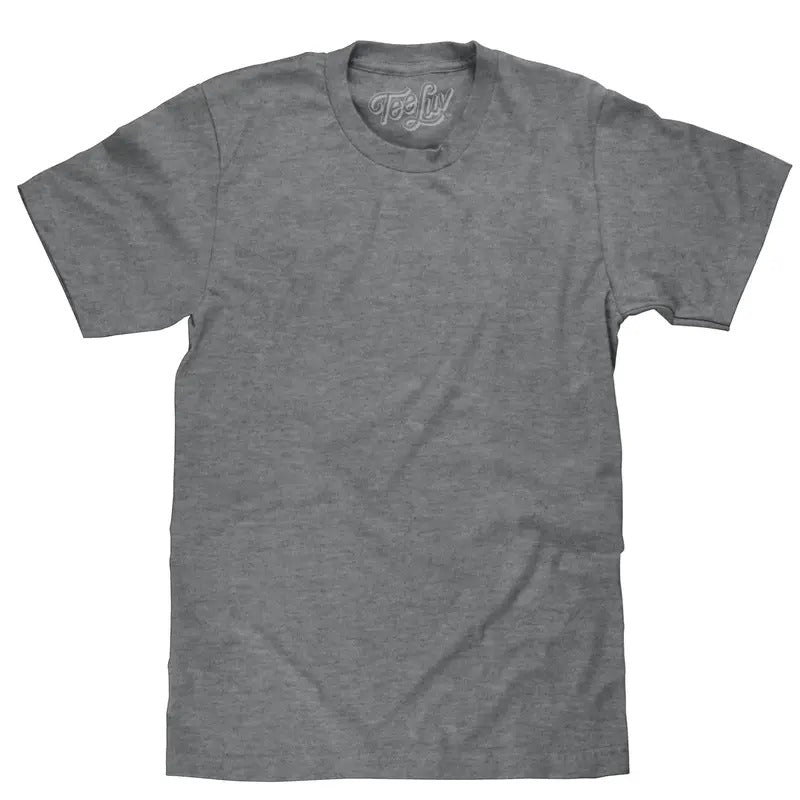 Graphite Gray Heather Blank T-Shirt - Gray Hoodie, Sweatshirt | UrbanDripWear.com