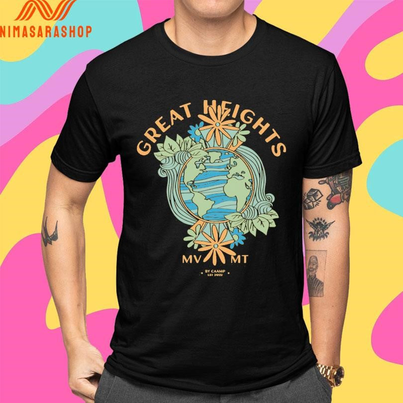 Great Heights Mv Mt Earth Shirts