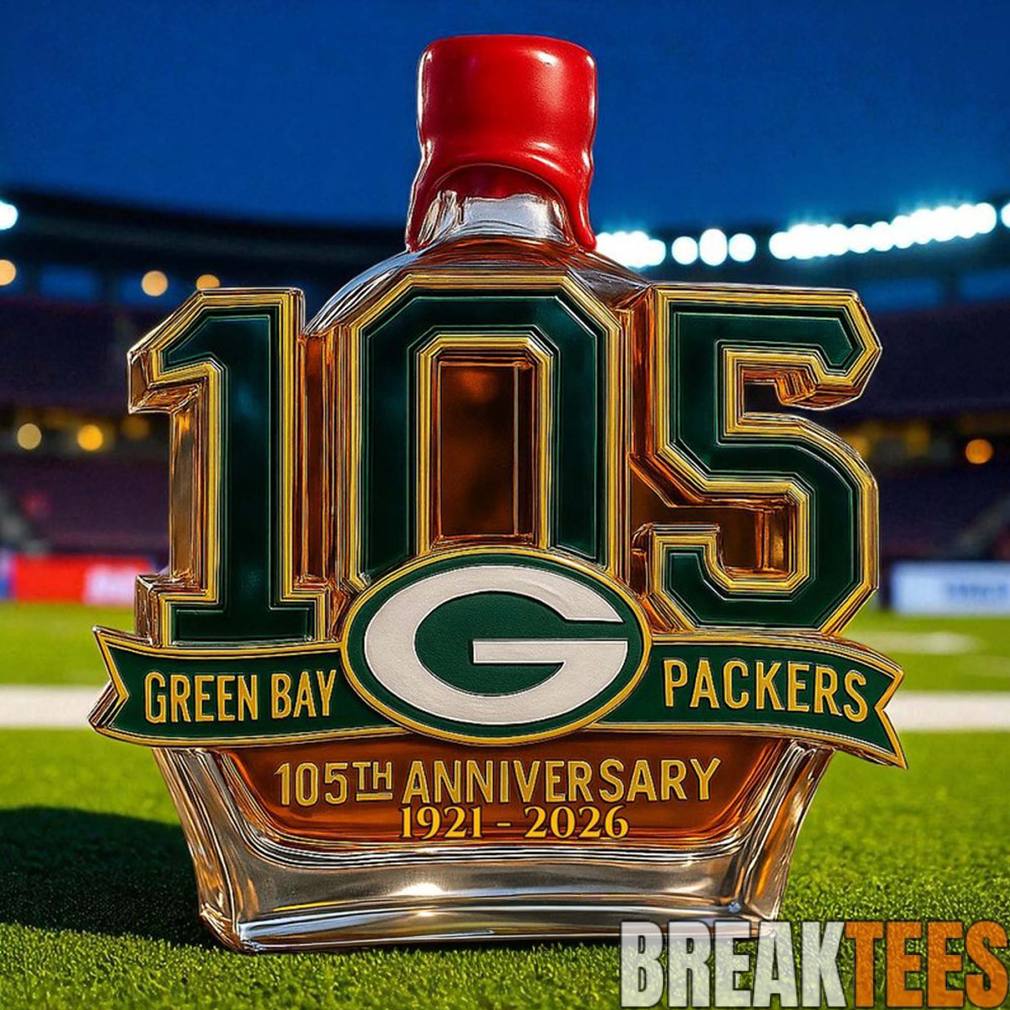 Green Bay Packers 105th Anniversary Limited Edition Whiskey Bottle