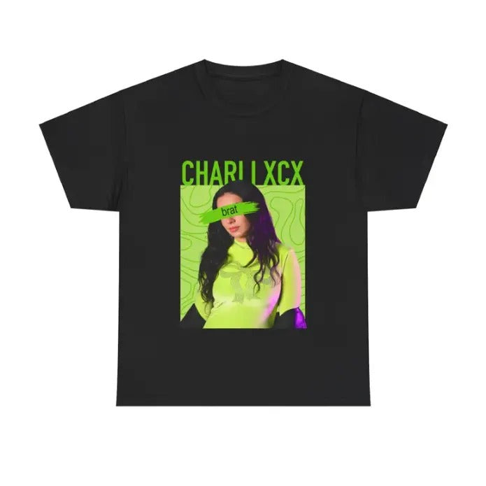 Green Charliii Tee, Brat Tshirt - Unisex Classic Cotton T-Shirt Hoodie, Sweatshirt | UrbanDripWear.com