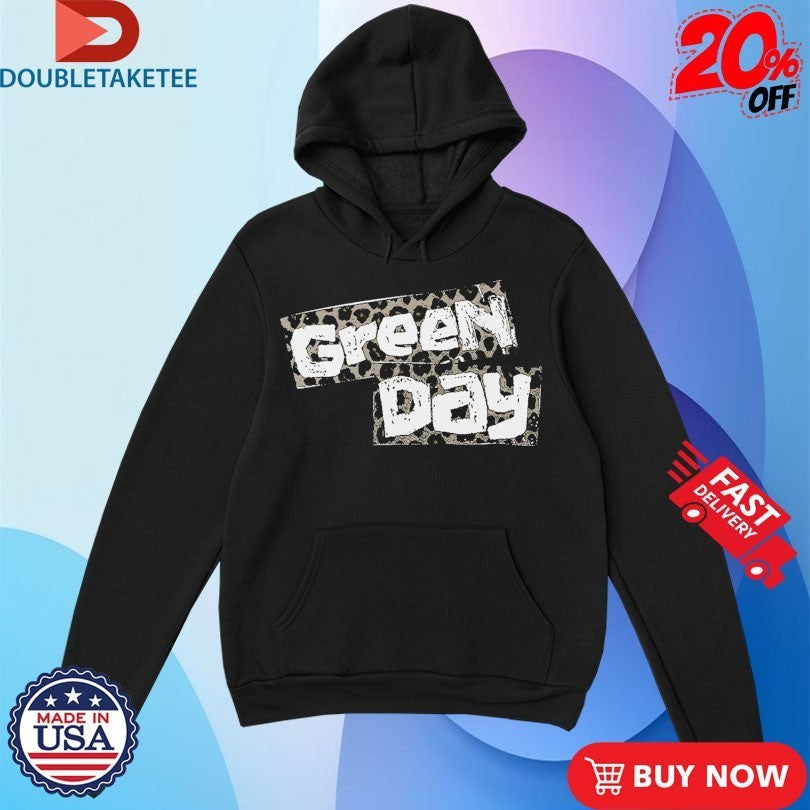 Green Day Cheetah Logo Shirts