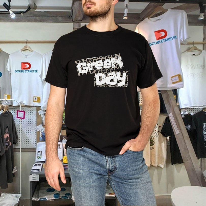 Green Day Cheetah Logo Shirts