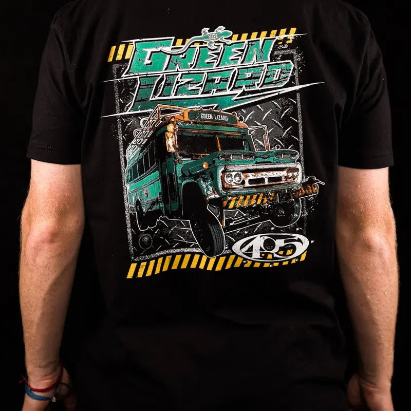 Green Lizard Prison Bus - Tshirt Cotton Crewneck Hoodie, Sweatshirt | UrbanDripWear.com