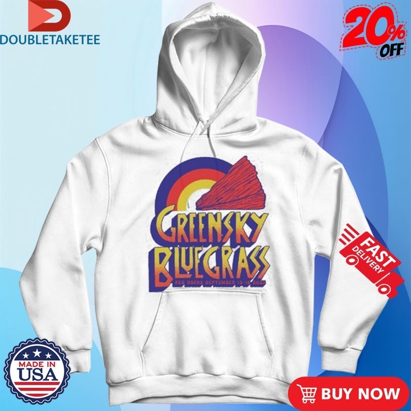 Greensky Bluegrass Red Rocks 2023 Rainbow Shirts