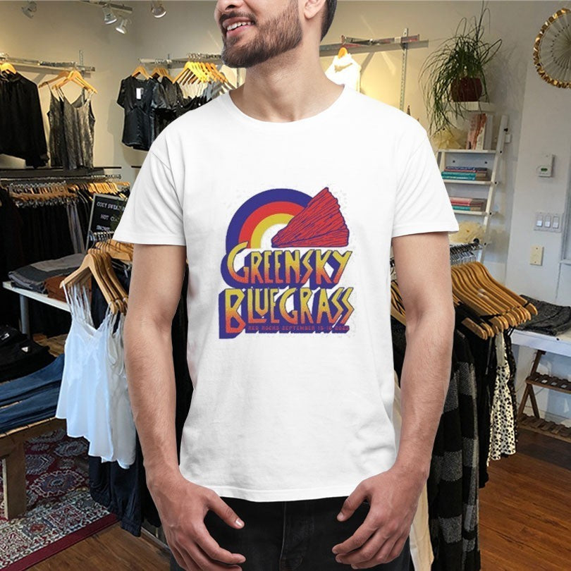 Greensky Bluegrass Red Rocks 2023 Rainbow Shirts