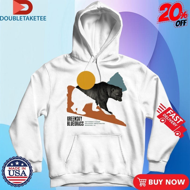 Greensky Bluegrass Red Rocks 2025 Bear Shirts