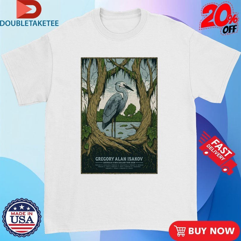 Gregory Alan Isakov AUS And New Zealand Tour 2026 Shirts