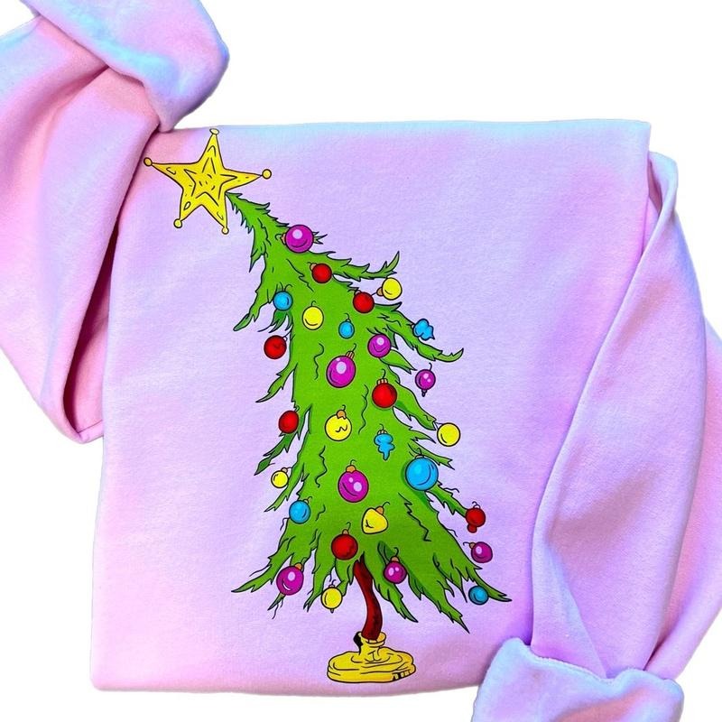 Grinch Tree Sweatshirt T-Shirts, Hoodie | UrbanDripWear.com