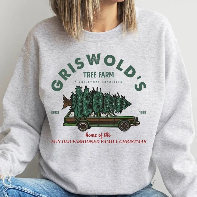 Griswold Christmas Sweatshirt, Christmas Sweatshirt T-Shirts, Hoodie | UrbanDripWear.com