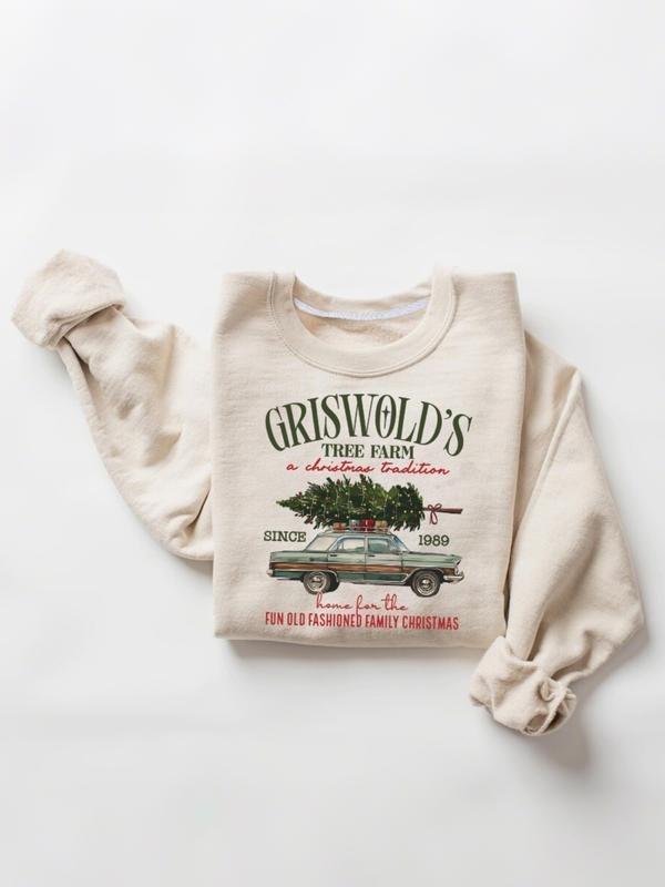 Griswold Christmas hoodie, Christmas tree farm hoodie, fun Christmas shirt, Christmas round neck shirt, Christmas T-shirt...