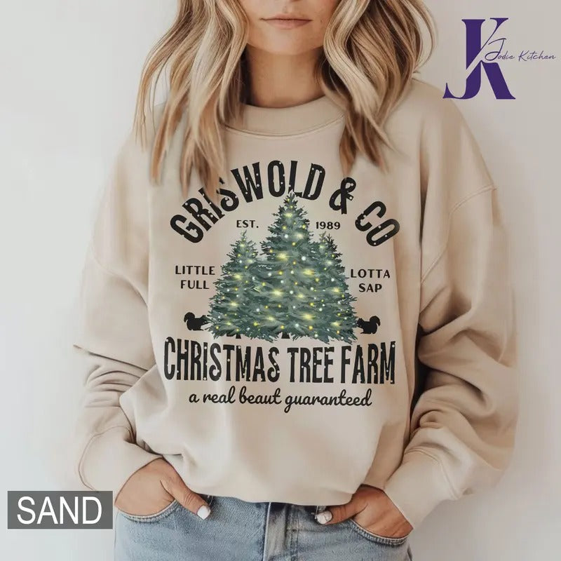 Griswold's Christmas Sweatshirt Tshirt Hoodie, Christmas Movie Shirt, Griswold's Tree Farm Since 1989 Shirt, Christmas...