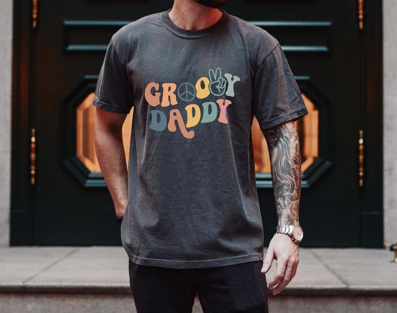 Groovy Dad Shirt, Dad Sweatshirt, Groovy Shirts, Groovy Family Matching Shirts, Groovy One Shirt, Family Matching Shirts,...