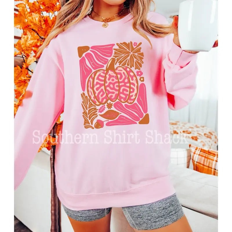 Groovy Fall Vibes Sweatshirt T-Shirts, Hoodie | UrbanDripWear.com