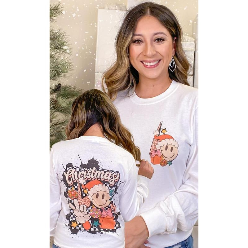 Groovy T2D Christmas Graphic Long Sleeve T-Shirt Hoodie, Sweatshirt | UrbanDripWear.com