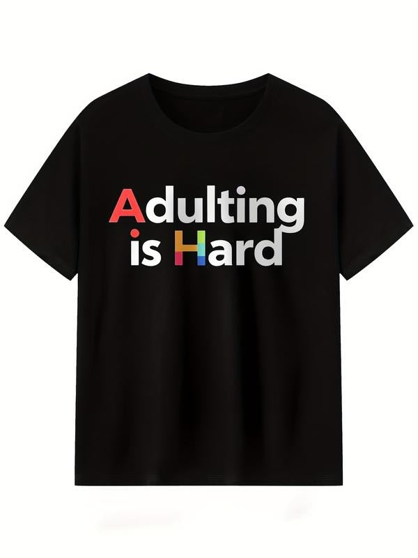 Growing Pains, Front Print T-Shirt, High Fashion Men'S Short-Sleeved Top Graphic Streetwear Hoodie, Sweatshirt