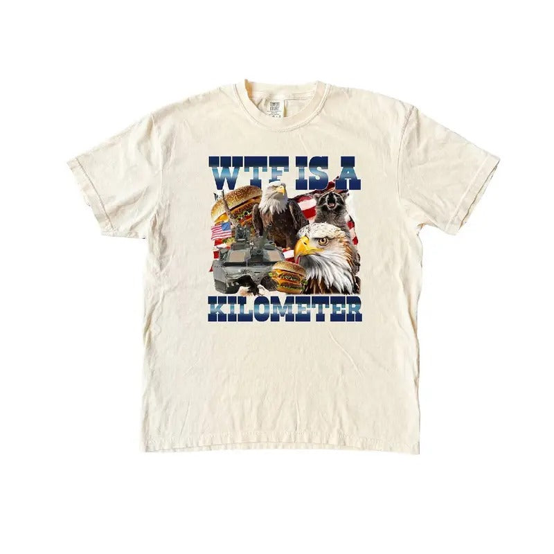 Gtf Is A Killometer Sghirt 4th Of July Meme Shirt, Vintage, Style Bootleg Rap Shirt Hoodie, Sweatshirt | UrbanDripWear.com