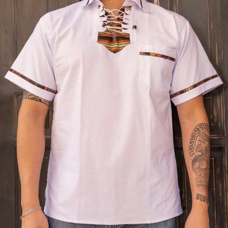 Guayaveras  shirt Casual White Cotton Hoodie, Sweatshirt | UrbanDripWear.com