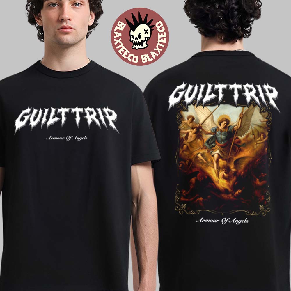 Guilt Trip Armour Of Angels Album Merch Bundle Cover Art T-Shirt