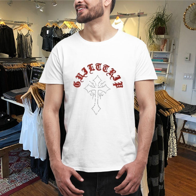 Guilt Trip Rhinestone Shirts