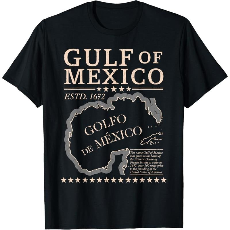 Gulf Of Mexico 1672 Historic Map Coastal History T-Shirt made in usa Hoodie, Sweatshirt | UrbanDripWear.com