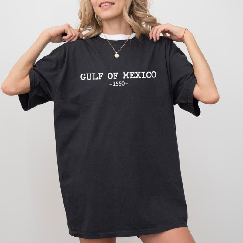 Gulf of Mexico  Shirt, Mexico 1550 T-shirt, Vacation Mexico Shirt, Unisex Summer Clothing Hoodie, Sweatshirt