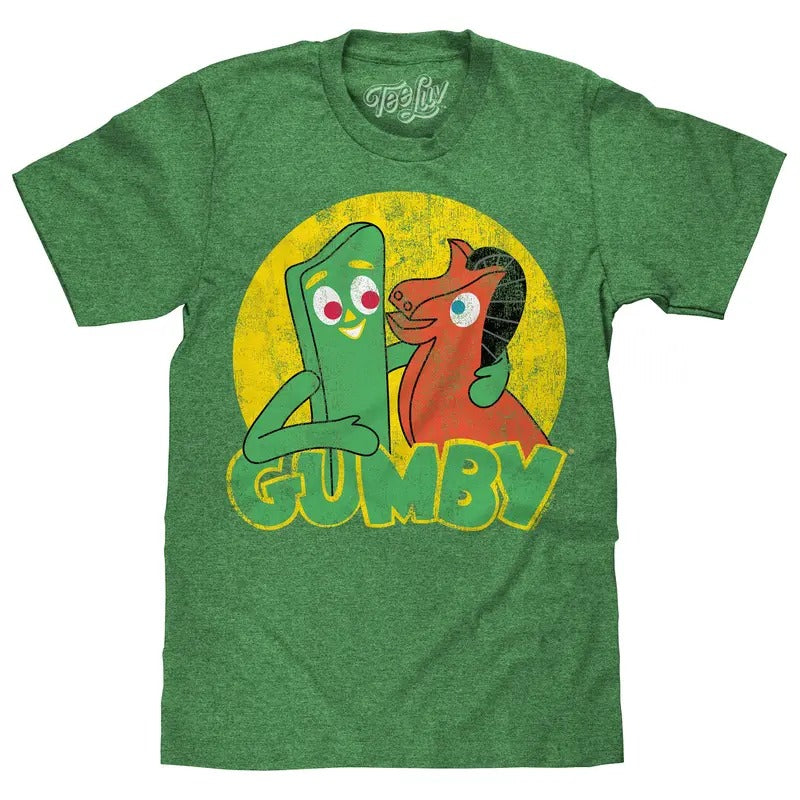 Gumby and Pokey T-Shirt - Green Hoodie, Sweatshirt | UrbanDripWear.com