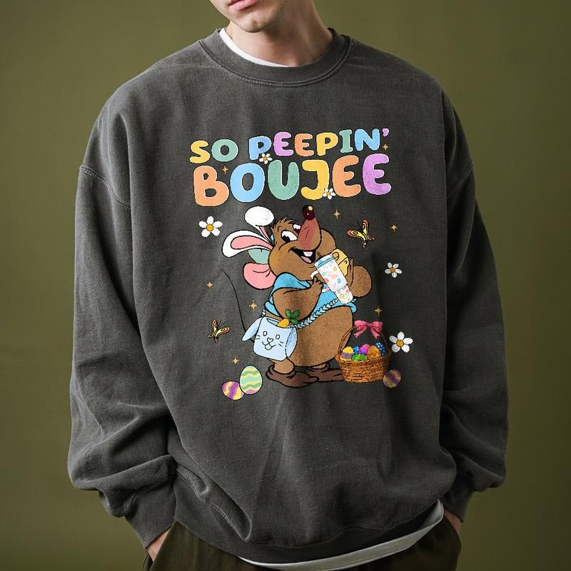 Gus Gus So Peepin' Boujee Shirt, Gus Gus Easter Bunny Sweatshirt, Happy Easter Sweater, Easter Day Shirt Hoodie
