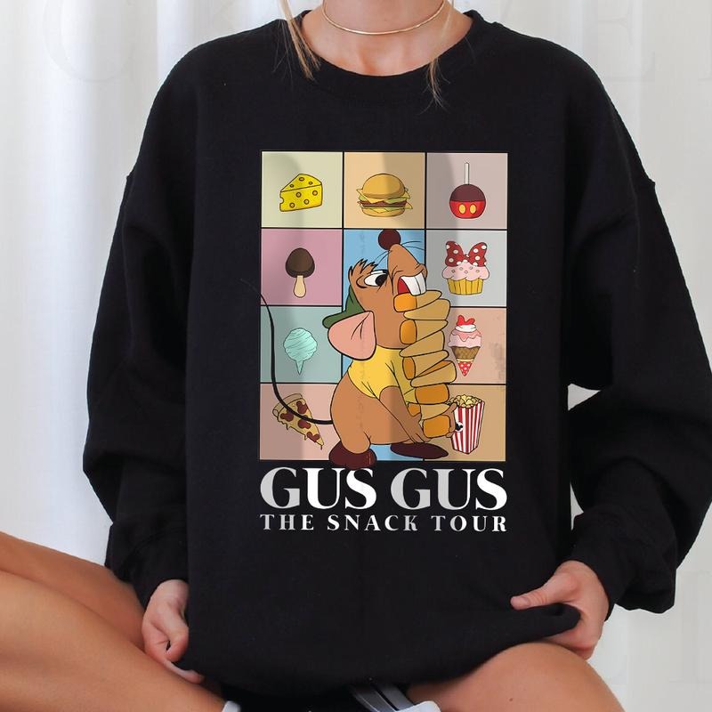 Gus Gus The Snack Tour T-Shirt, Mouse Friends Shirt, Snack Shirt, Gus Gus T-Shirt Hoodie, Sweatshirt | UrbanDripWear.com