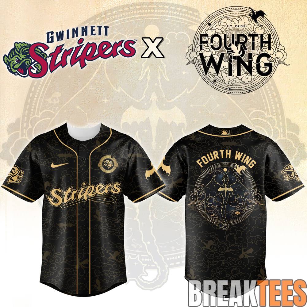 Gwinnett Stripers x Fourth Wing Special Baseball Jersey