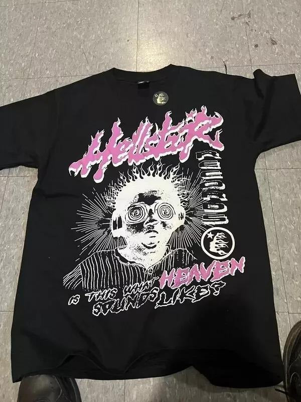 H*llstar What Heaven Sounds Like Graphic Black Unisex Tshirt printed Hoodie, Sweatshirt | UrbanDripWear.com