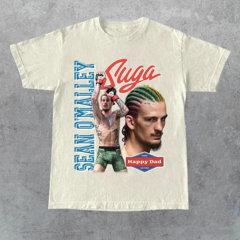 HAPPY DAD X SUGA SEAN VINTAGE FIGHT NIGHT TEE. billabongshirts Menswear Retro, Gift for Her, Gift for Him, Gift for...