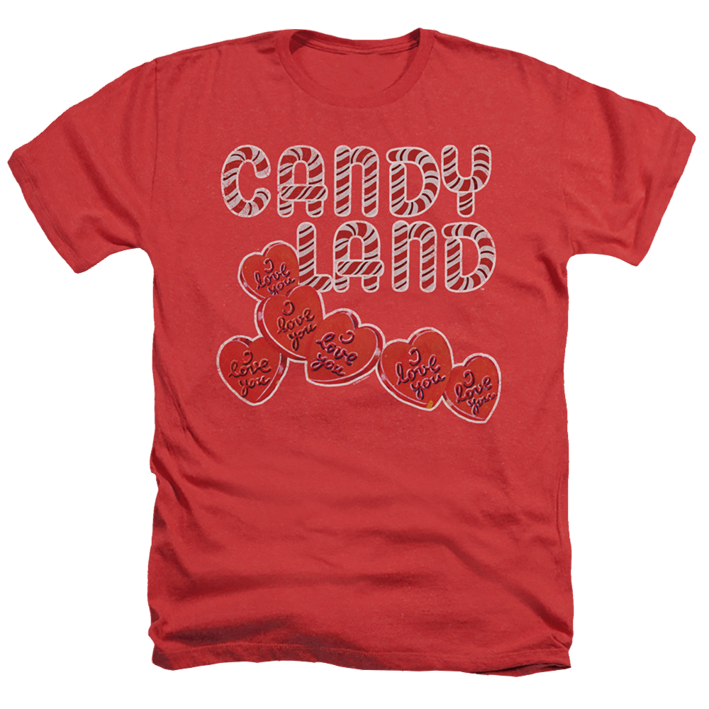 Candy Land I Love You - Men's Heather T-Shirt