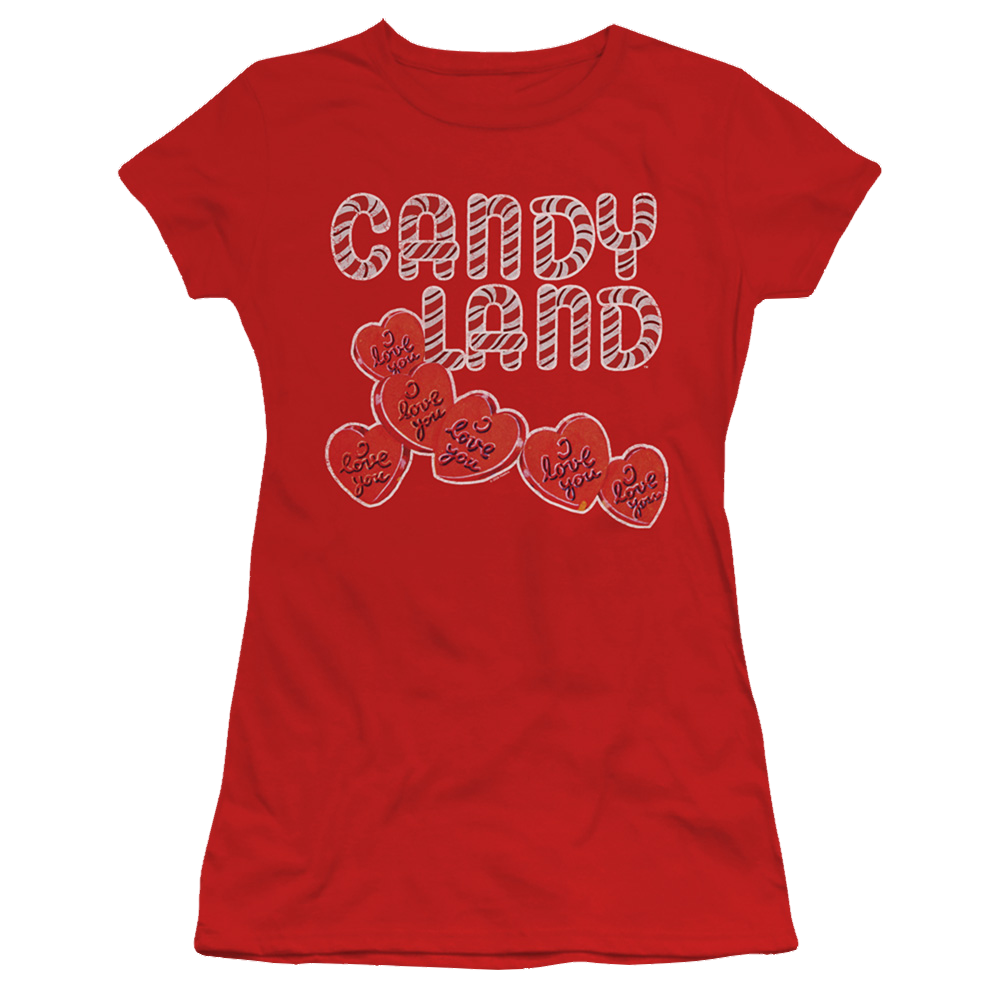 Candy Land I Love You - Juniors T-Shirt