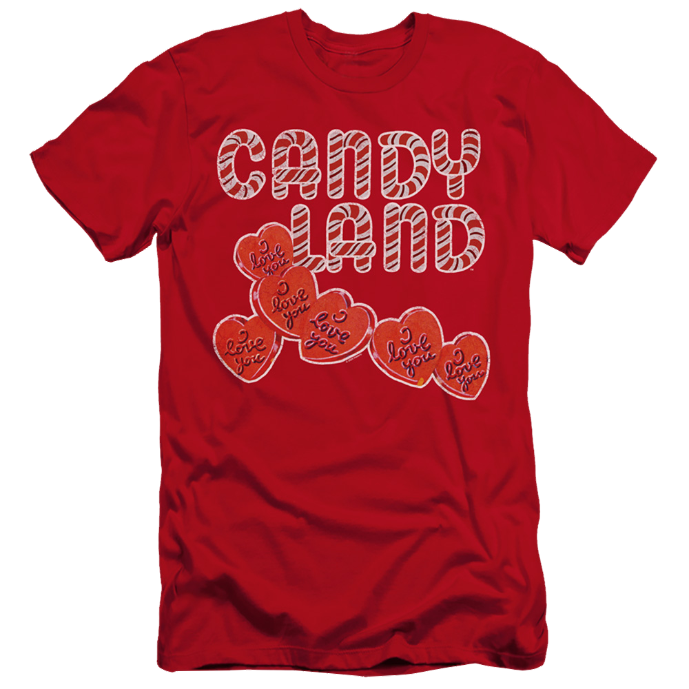 Candy Land I Love You - Men's Premium Slim Fit T-Shirt