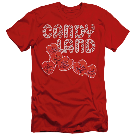 Candy Land I Love You - Men's Slim Fit T-Shirt