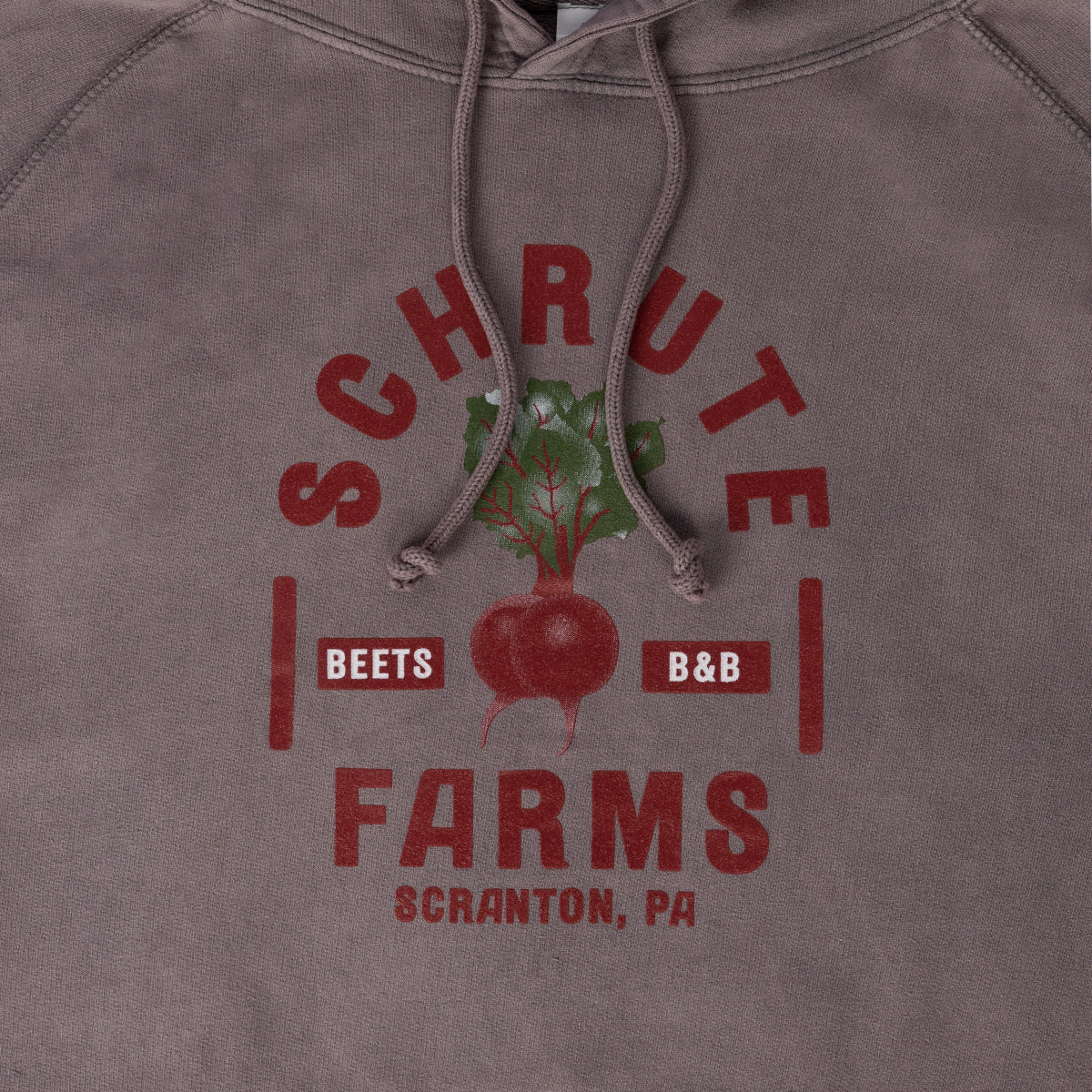 The Office Schrute Farms Vintage Raglan Hoodie