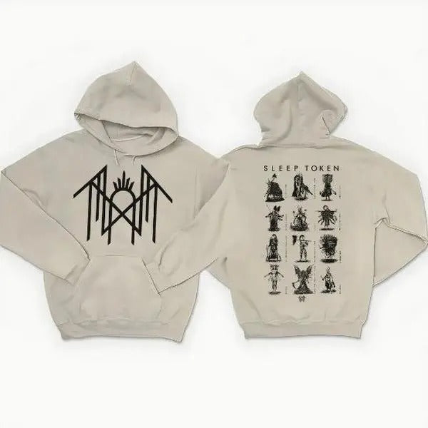 HOOSWE Sleep Token Chart Merch Giff for T-Shirt, Sweatshirt, and Hoodie - 100% Cotton, Classic Fit, Eco-Friendly, Available in Multiple Colors