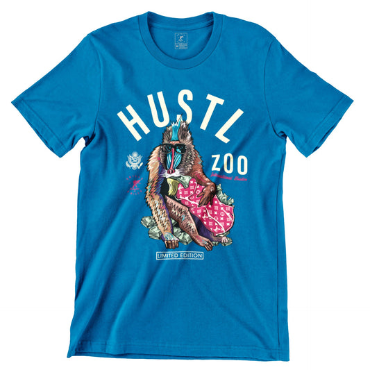 "Hustlers Zoo Blue" Limited Edition Tee