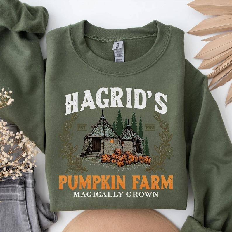 Hagrid's Pumpkin Farm Sweatshirt, Fall   T-shirt, sweater and Hoodie | UrbanDripWear.com