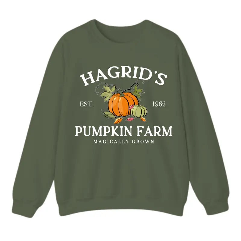 Hagrid's Pumpkin Patch Sweatshirt, Thanksgiving 2024, For Men And Women, Trendy Shirt Hoodie | UrbanDripWear.com