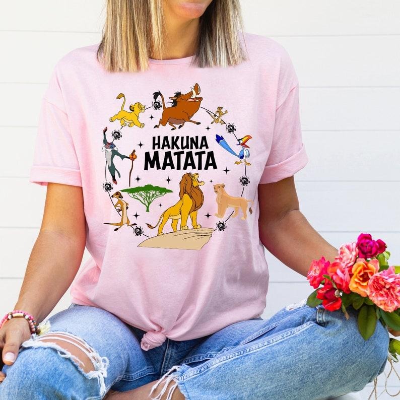 Hakunaa Matatta Tshirt, Lionn King Simbba Shirt, Trip Shirt, Animal Kingdom Shirt, Trendy Oversized Tee Hoodie, Sweatshirt