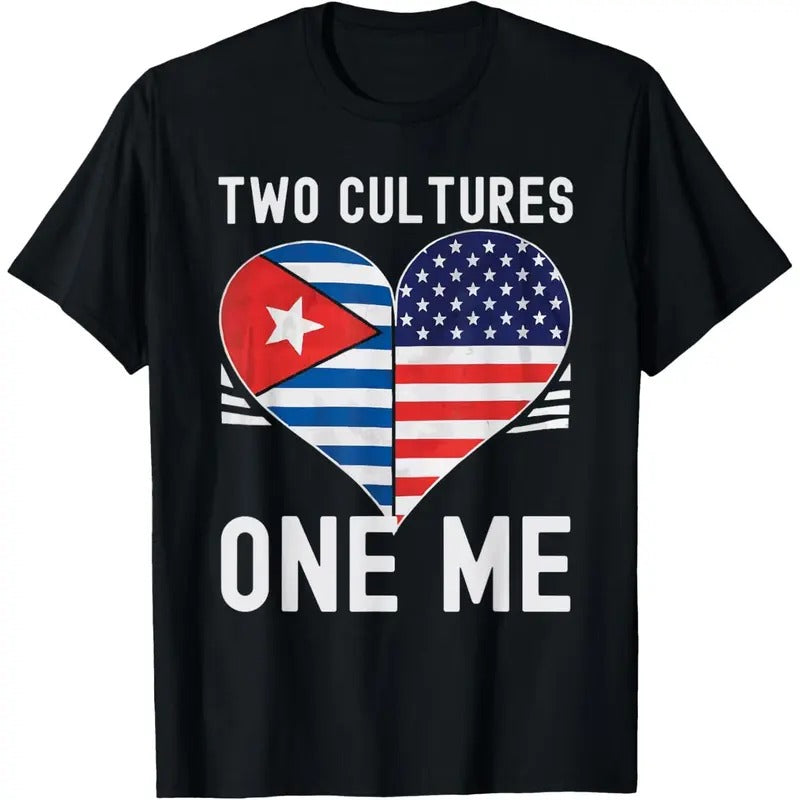 Half Cuban Half American USA Flag Cuba America T-Shirt made in usa Hoodie, Sweatshirt | UrbanDripWear.com