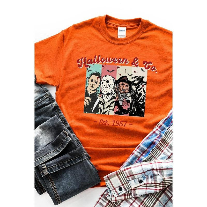 Halloween & Co Short Sleeve Relaxed Fit T-Shirt Hoodie, Sweatshirt | UrbanDripWear.com