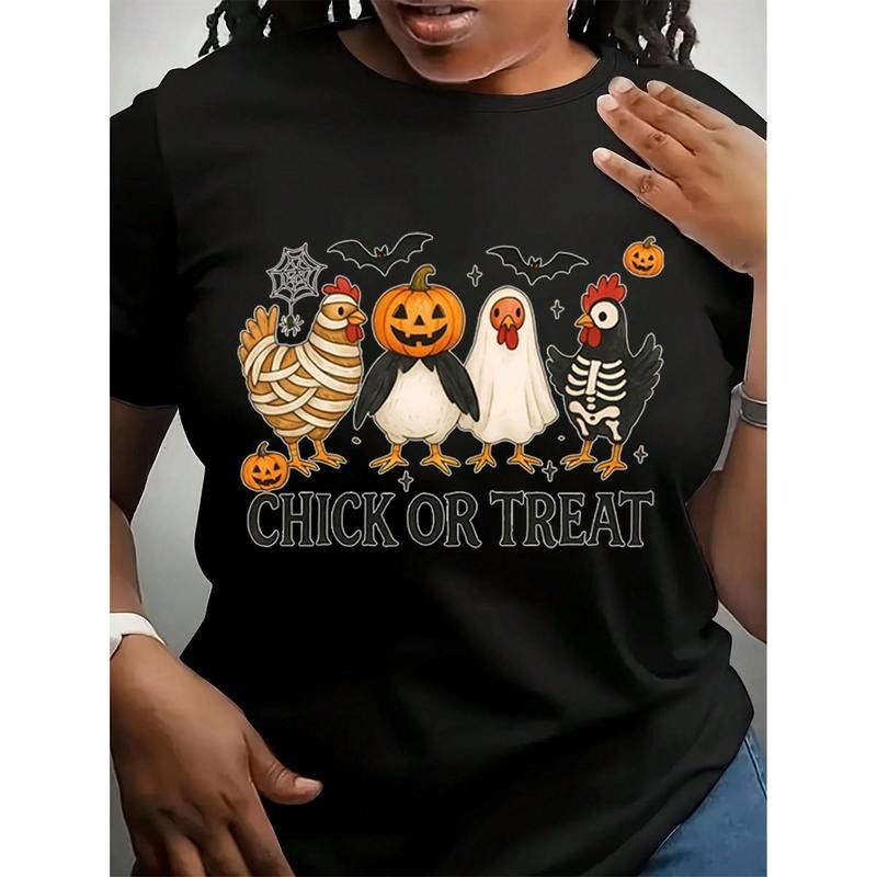 Halloween Chick Or Treat Shirt, Halloween Chicken Sweater, Halloween Funny Chicken Sweater, Ghost Chicken Hoodie, Chicken...