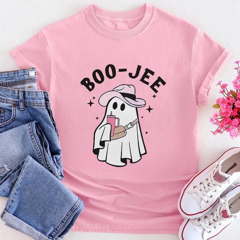 Halloween Ghost Sweatshirt Boo Jee Cute Ghost Spooky Vibes Sweatshirt Spooky Vibes Season Fall Shirt Spooky Ghost Sweater...