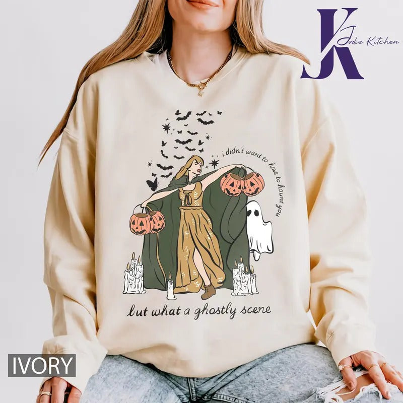 Halloween I didn't want to have to haunt Sweatshirt, Hoodie, T Shirt, Halloween Shirt | UrbanDripWear.com